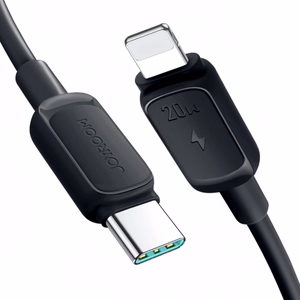 Joyroom Multi-Color Series A14 USB-C / Lightning Kaapeli 20W 1.2m - musta