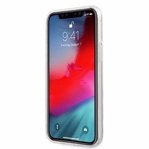 AMG Electroplate Vertical Suojakuori iPhone 12 / iPhone 12 Pro:lle - läpinäkyvä