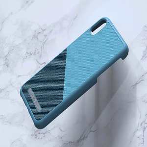 Nordic Elements Saeson Freja suojakuori laitteelle iPhone XS Max, petrolinsininen
