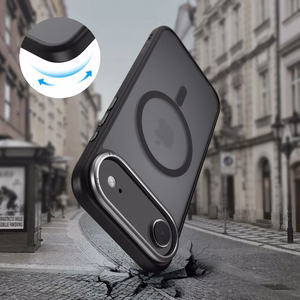 Tech-Protect MagEdge MagSafe Suojakuori iPhone 17 Air:lle - mattamusta