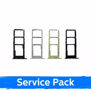 Samsung A146 A14 SIM-korttilokero / Musta / (Service Pack)