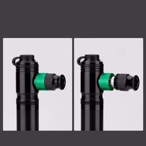Rockbros HQ-75D-CO2 käsikäyttöinen alumiininen CO2-pumppu – väri: musta