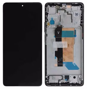 LCD-näyttö Xiaomi Poco F5 5G kosketusnäytöllä kehyksellä musta alkuperäinen (service pack)