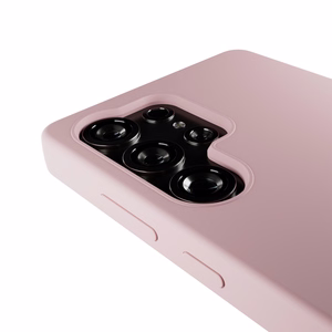 Puro Icon silikoninen suojakuori Samsung Galaxy S25 Ultra -puhelimelle - vaaleanpunainen