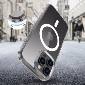Tech-Protect FlexAir Hybrid MagSafe Suojakuori iPhone 16 Pro Max:lle - läpinäkyvä
