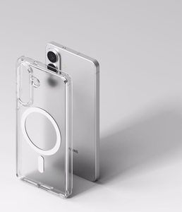 Ringke Fusion Magnetic MagSafe Suojakuori Samsung Galaxy S26:lle läpinäkyvä