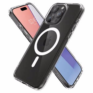 Spigen Ultra Hybrid MagSafe Suojakuori iPhone 15 Pro Max 6,7 valkoinen