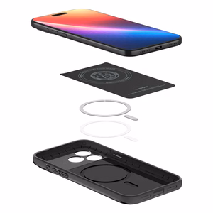 Spigen Thin Fit MagSafe Suojakuori iPhone 17 Pro Max:lle - musta