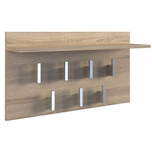 Top E Shop Hanger 2F – seinään kiinnitettävä naulakko, Sonoma-tammi