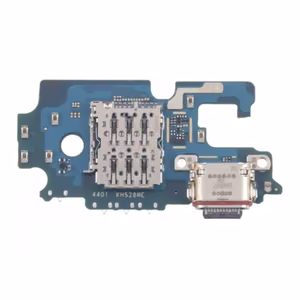 Latausliitin yhteensopiva Samsung S731 S25 FE:n kanssa flex-kaapelilla / hopea OEM