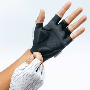 Rockbros MTB cycling gloves size: M - white and black