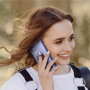 Suojakuori Samsung A37 5G:lle Silicone Ring violetti