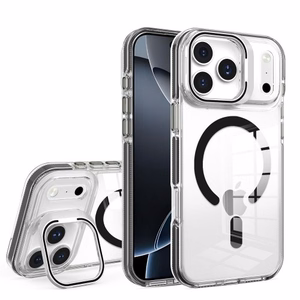 Suojakuori Samsung S26:lle Lens Mag Cover MagSafe-yhteensopiva musta