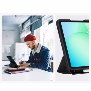 Tech-Protect SC Pen Canvas Suojakuori Samsung Galaxy Tab A9+ / A11+ Plus 11.0 X210 / X215 / X216 / X230 / X235 / X236:lle - Musta