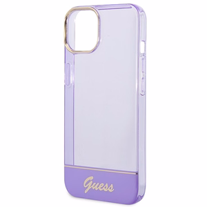 Guess GUHCP14MHGCOU iPhone 14 Plus 6.7 "violetti / violetti kovakotelo läpikuultava läpikuultava