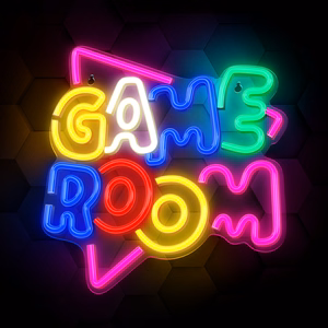Neon PLEXI LED GAME ROOM moniväri NNE20 Neolia