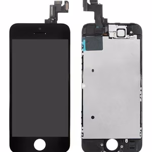 LCD-näyttö kosketusnäytöllä Apple iPhone 5S/SE musta Tianma