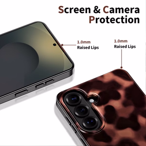 Tech-Protect Lamano MagSafe -suojakuori Samsung Galaxy A57 5G:lle - musta ja ruskea