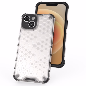 Honeycomb kotelo iPhone 14 Plus panssaroitu hybridi suojus musta