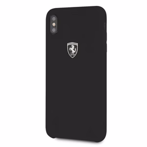 Ferrari Hardcase FEOSIHCI65BK iPhone Xs Max musta/musta Silikoni Off track