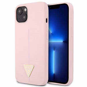 Guess GUHCP13SSLTGU iPhone 13 mini 5.4" violetti/lila kovakotelo Silikoni Kolmio