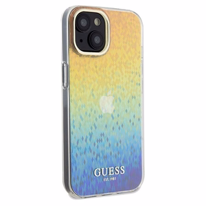 GUESS GUHCP14SHDECMI IML Faceted Mirror Disco Iridescent -suojakuori iPhone 14:lle - monivärinen