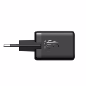 Joyroom JR-TG8 GaN 45W seinälaturi, USB-C + USB-A – väri: musta