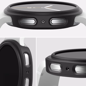 Ringke Slim 2 kpl kuori Samsung Galaxy Watch 8 40mm - läpinäkyvä-mattamusta