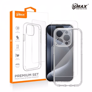 Vmax setti suojakuori + lasi 2,5D premium Samsung Galaxy S23 FE 5G:lle