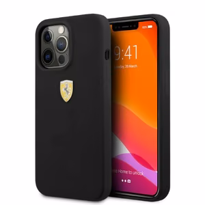 Ferrari FESSIHMP13XBK iPhone 13 Pro Max 6.7" black/black hardcase Silicone MagSafe