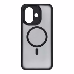 MagSafe-yhteensopiva Full Matte Mag Cover -suojakuori Xiaomi Redmi Note 17 4G / 5G -puhelimelle, musta