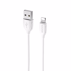 Borofone Kaapeli BX19 Benefit - USB - Lightning - 2,4A 1 metri valkoinen