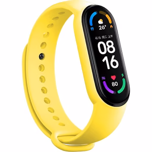 Ranneke Xiaomi Mi Band 5/6/7:lle - keltainen