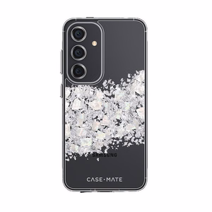 Case-Mate Karat helmiäiskoristeinen suojakuori Samsung Galaxy S24 -laitteelle, A Touch of Pearl -värinen