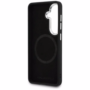 Karl Lagerfeld Perforated KL MagSafe Case for Samsung Galaxy S26 - Brown