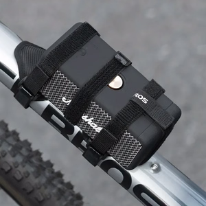 Rockbros 50210064001 Velcro-pyörähihna Bluetooth-kaiuttimelle tai juomapullolle - musta