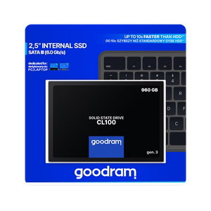 SSD-levy Goodram CL100 Gen. 3 960 GB SATA III 2,5"
