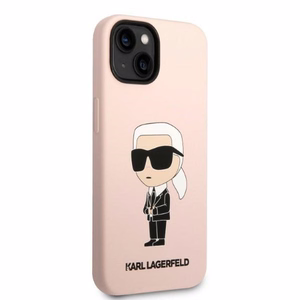 Karl Lagerfeld KLHCP14MSNIKBCP iPhone 14 Plus 6.7" hardcase pink/pink Silicone Ikonik