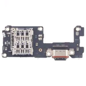 Charging Port Compatible With Oneplus 12 with Flex / plata OEM