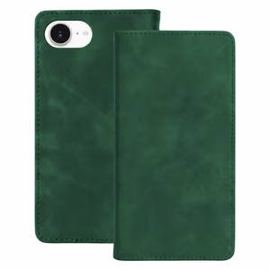 Smart Suede -kuori mallille iPhone 16e / 17e, vihreä