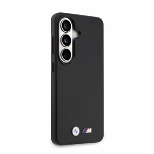 BMW M Metal Logo MagSafe Case for Samsung Galaxy S26+ - Black