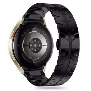 Tech-Protect Stainless Line Samsung Galaxy Watch 4/5/5 Pro/6/7/FE Hihna Musta