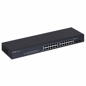 Zyxel GS-1900-24 v2 hallittava L2 Gigabit Ethernet -verkkokytkin (10/100/1000), 1U, musta