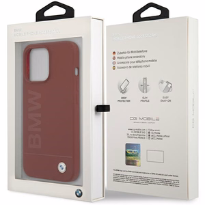 BMW Silikoninen Big Logo MagSafe Suojakuori iPhone 15 Pro:lle - punainen