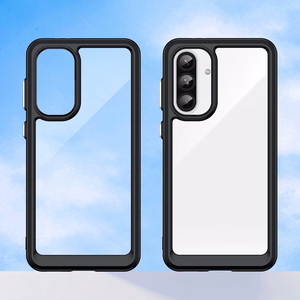 Outer Space -kotelo joustavalla kehyksellä Samsung Galaxy A56 - musta