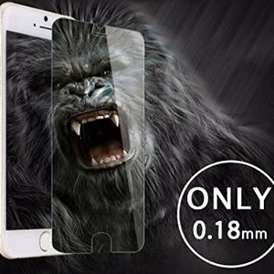Karkaistu lasi Gorilla 0.18mm Apple iPhone 6/6S musta bulk