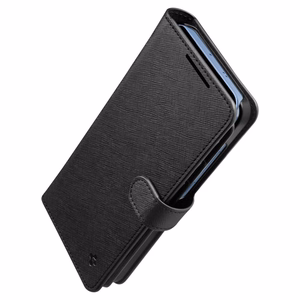 Spigen Wallet S Suojakuori Samsung Galaxy S25+:lle - musta