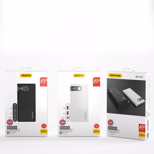 Power Bank Dudao "K9 Pro" Black 10000mAh (2xUSB / Type-C / MicroUSB) (LED display)