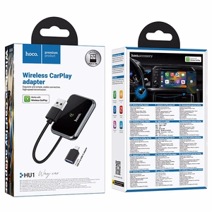 Hoco HU1 langaton CarPlay sovitin musta