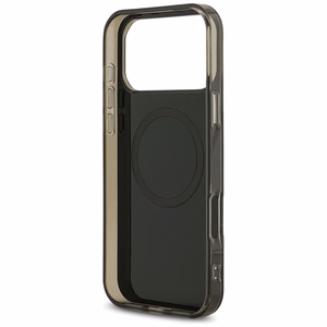 US Polo DH and Bottom Stripe Logo MagSafe Suojakuori iPhone 17 Pro Max:lle - Musta